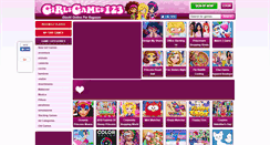 Desktop Screenshot of girlsgames123.it