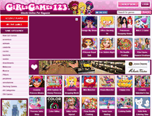 Tablet Screenshot of girlsgames123.it