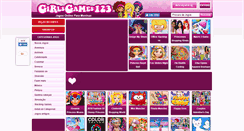 Desktop Screenshot of girlsgames123.com.br