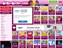 Tablet Screenshot of girlsgames123.pl