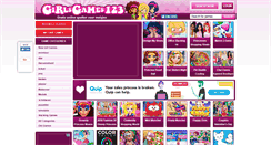 Desktop Screenshot of girlsgames123.nl